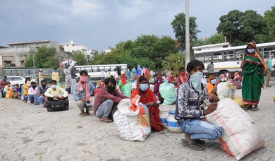 Jharkhand migrants get help from NLS- AIR ASIA