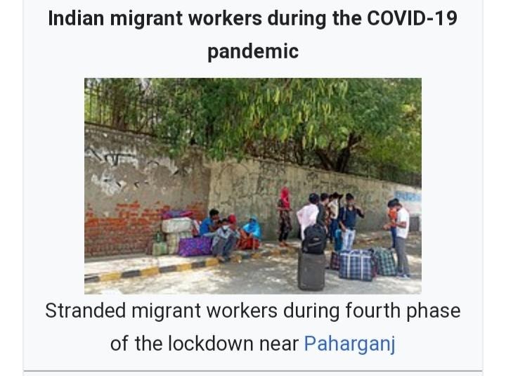 MIGRANT WORKERS CRISIS IN LOCKDOWN