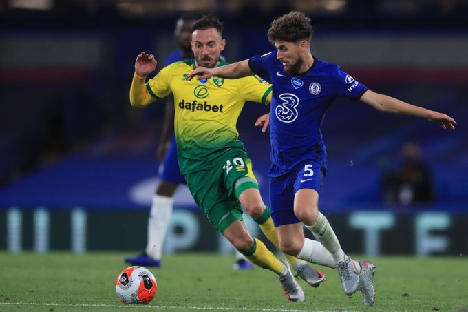 Norwich City lost by 1-0 against Chelsea