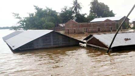 The water level rises in Barak River, heavy downfall may create a flood-like situation in Assam