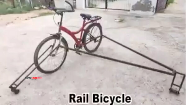 Rail bicycle has introduced by Indian railway
