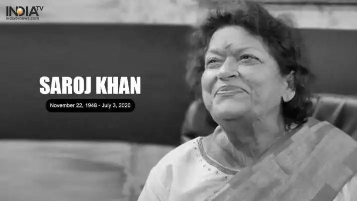 Ace Choreographer Saroj Khan passes away