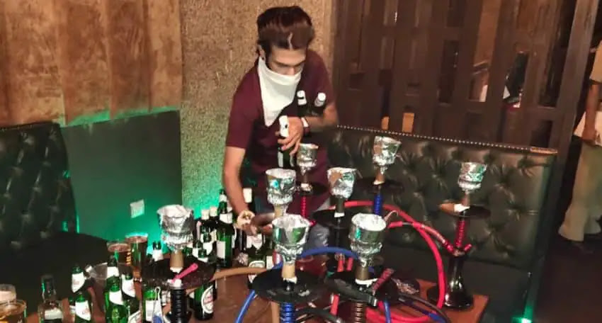 Delhi Police on Tuesday late night busted a rave party at a local club in Paschim Vihar