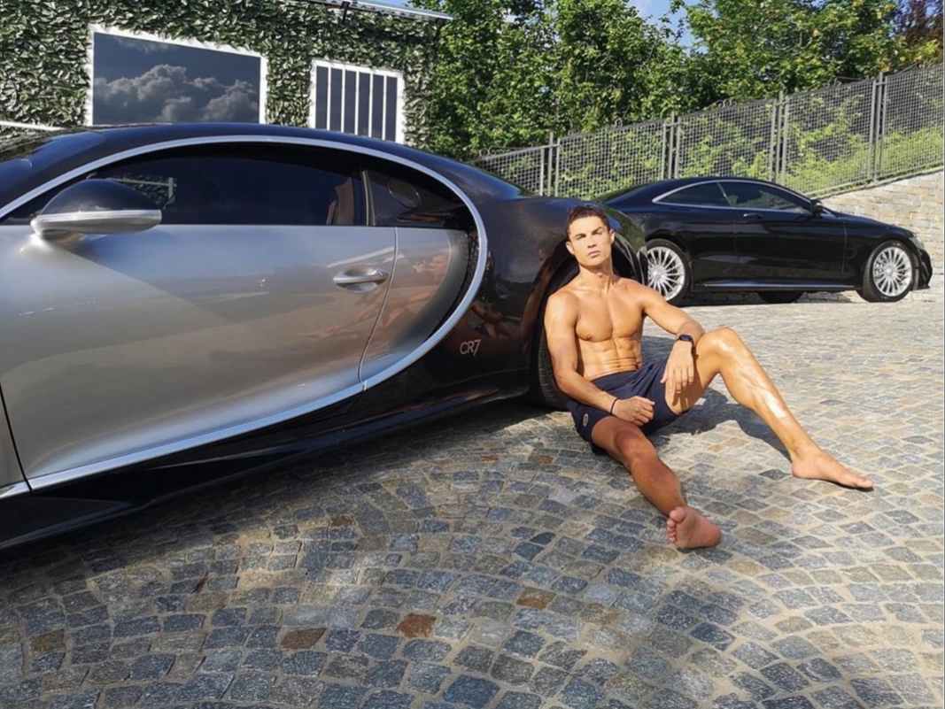 Ronaldo buys World’S most expensive car, a Bugatti La Voiture Noire