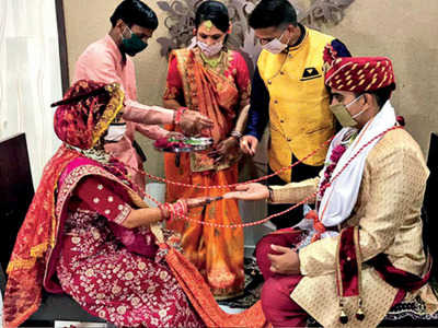 The wedding comes as a rescue package