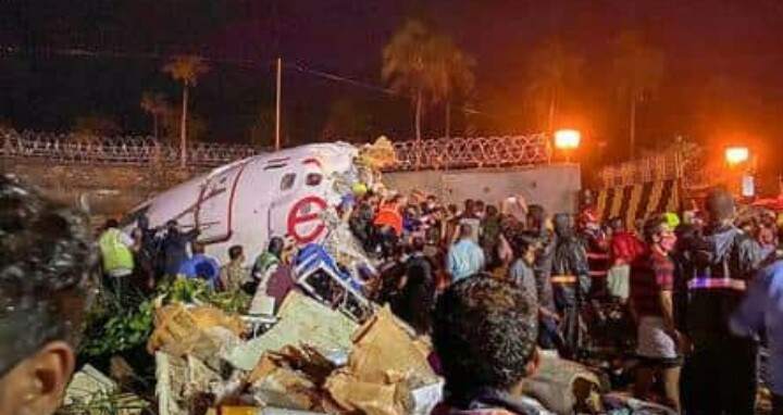 Kozhikode AIR India Express crashed into a valley