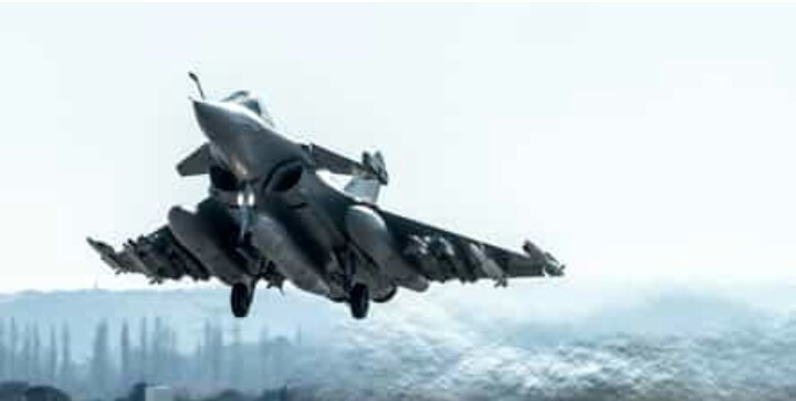 Indian Rafaels takes off on a test flight for Ladakh in Himachal Pradesh