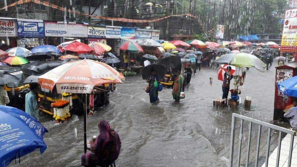 Mumbai struck with heavy rainfall