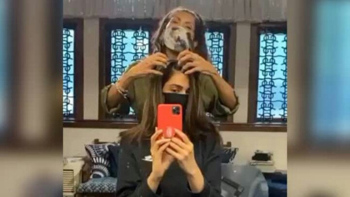 Deepika Padukone enjoying her self-love session at a salon Mumbai