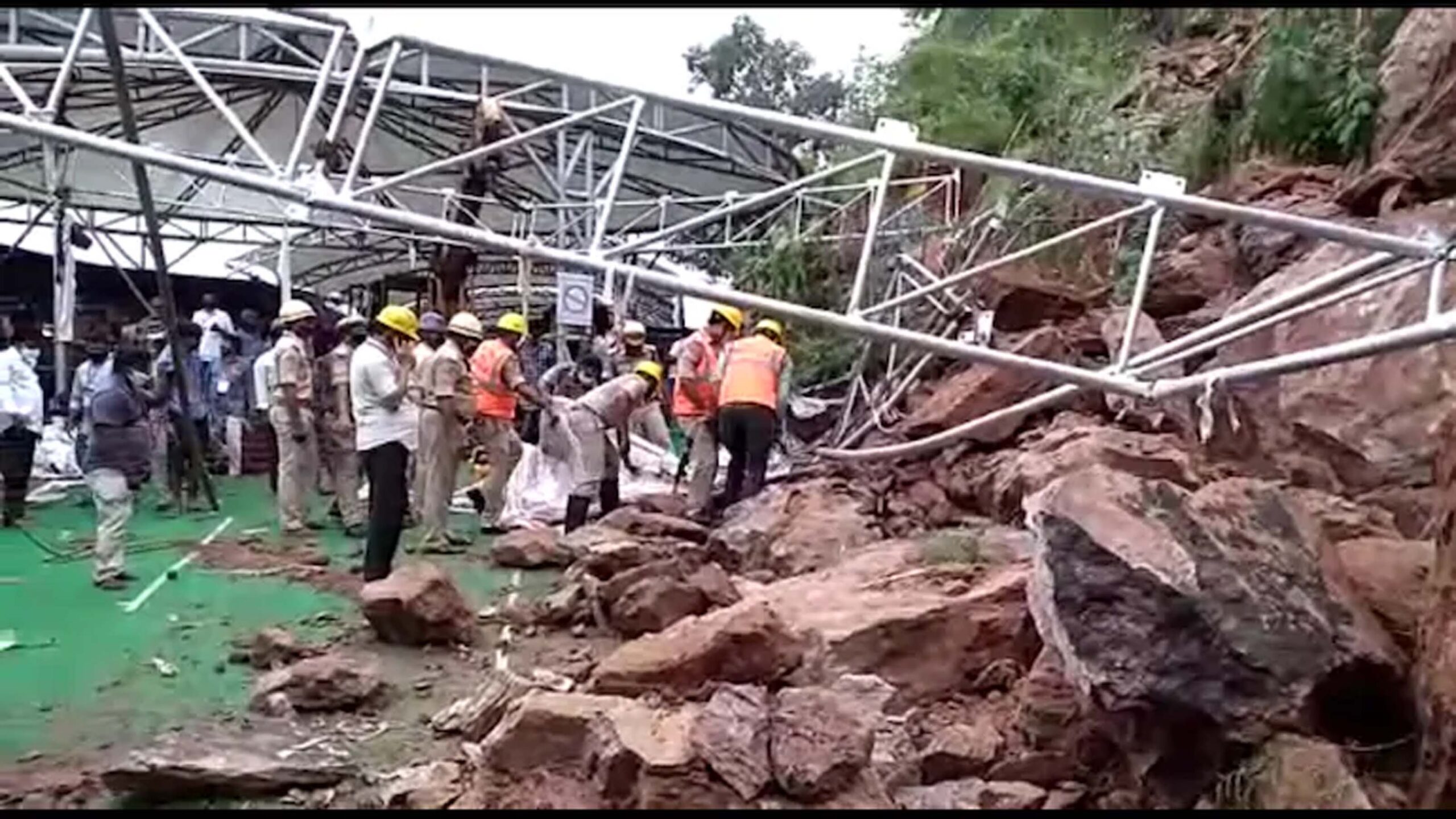 Major landslides hit Andhra Pradesh