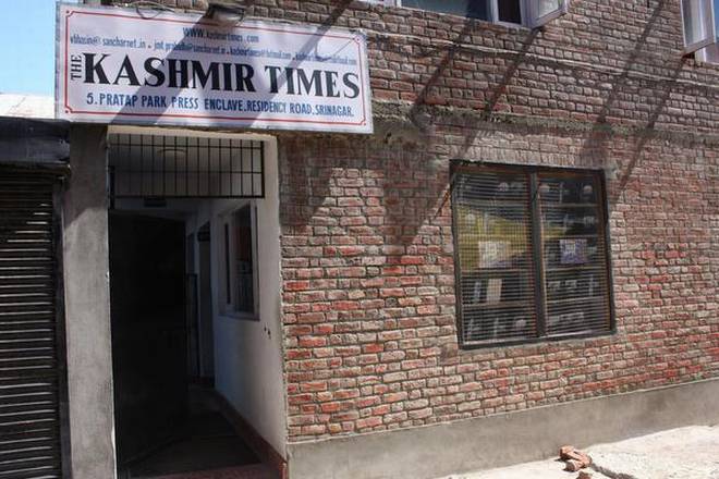 Kashmir times office sealed down without prior information