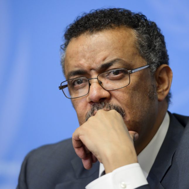 WHO director Tedros to self-quarantine