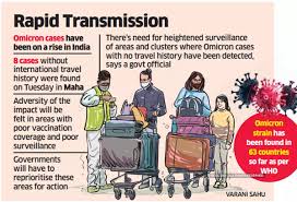 India Reported new 8 omicron variants from Maharashtra without any foreign travel history